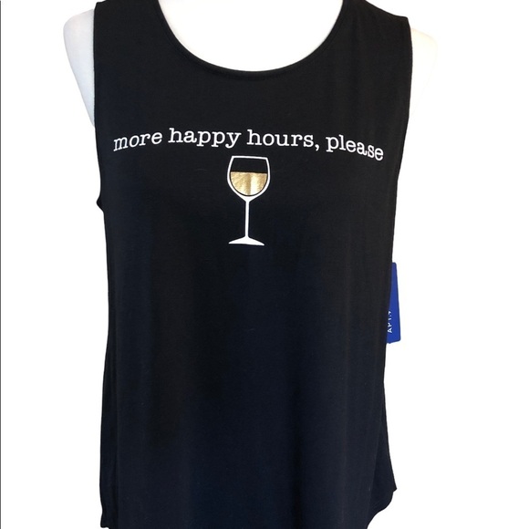 More Happy Hours Tank NWT - Picture 6 of 7